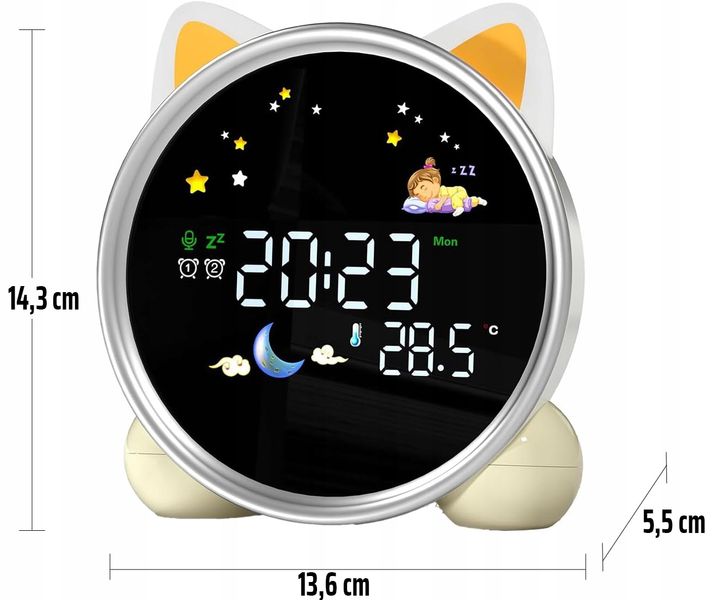 Lampka nocna Interlook biały zdjęcie 8