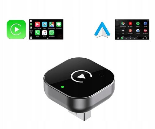 BEZPRZEWODOWY CARPLAY DONGLE BOX ANDROID AUTO ADAPTER DO APPLE IOS na Arena.pl