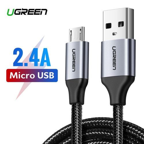 kabel usb do micro usb ugreen  us290 qc 3.0 2.4a 2m (czarny) na Arena.pl