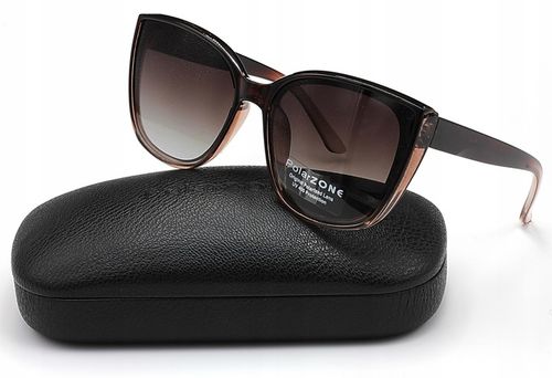 OKULARY PRZECIWSŁONECZNE DAMSKIE POLARZONE POLARYZACYJNE UV400 LATO ETUI na Arena.pl