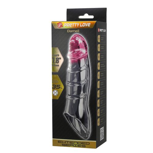 Pretty Love Penis Sleeve – Damell Clear Pink na Arena.pl