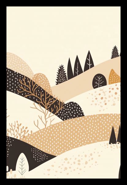 Plakat 40x60cm Jesień w Wzgórzach zdjęcie 2