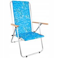 LEŻAK OGRODOWY SKŁADANY FOTEL ROZKŁADANY KRZESŁO OGRODOWE PLAŻOWE POLSKI