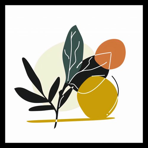 Plakat 40x40cm Elegancka Flora na Arena.pl