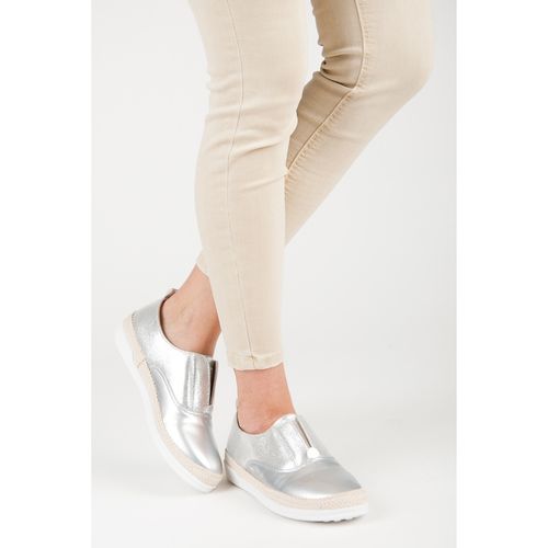 Srebrne Trampki Espadryle r.40 na Arena.pl