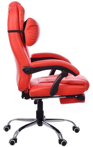 Fotel biurowy GIOSEDIO czerwony, model FBK001 na Arena.pl