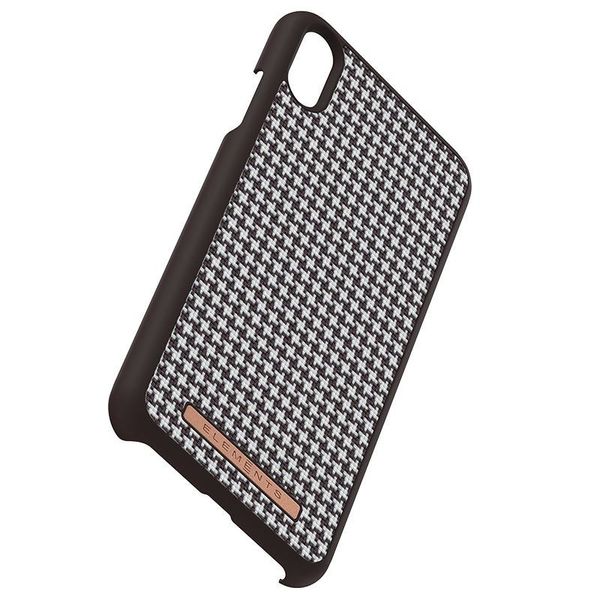 Nordic Elements Saeson Idun - Materiałowe etui iPhone Xs Max (Dark Brown) zdjęcie 1