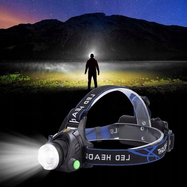 LATARKA CZOŁOWA CZOŁÓWKA LAMPKA LED Zoom 3 TRYBY zdjęcie 5