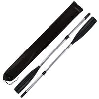 Aluminiowe Wiosło Szalupowe do łodzi John Paddle + manszeta + Pokrowiec (komplet - 2 sztuki) 180 cm