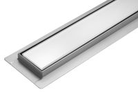Odpływ liniowy Fala White Glass 90 cm