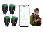 Inteligentne Gniazdko Wifi Programator Timer Ip44 Alexa 4 Sztuki Zestaw