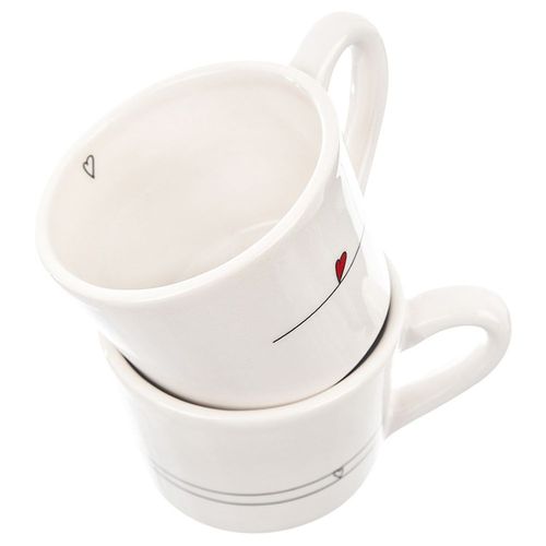 Kubki ceramiczne SERCE 200 ml 2 szt. na Arena.pl