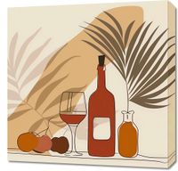 Obraz 60x60cm Winko przy Palmach