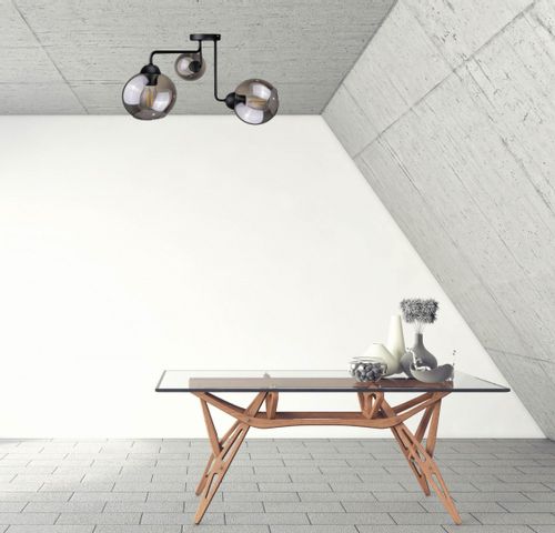 Lampa sufitowa 3xE27 COSMO BLACK na Arena.pl