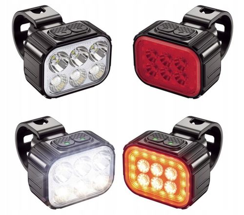 2x lampka rowerowa SPECTER IGO 500lm przód tył NEW na Arena.pl