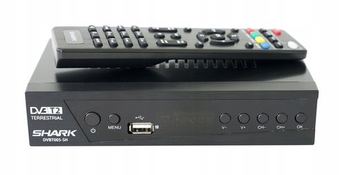 TUNER DEKODER DVBT2 DVB-T2/C TV NAZIEMNEJ KABLOWEJ PILOT HDMI USB HEVC na Arena.pl