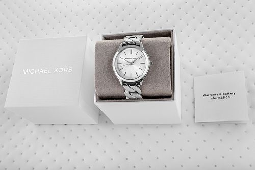 zegarek damski michael kors slim runway mk7474 + box na Arena.pl