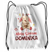 Plecak Sportowy Szkolny Dla Dominiki Córki Dziecka Z Nadrukiem Ze Zdjęciem