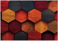 Fototapeta Na Flizelinie Do Sypialni Salonu Drewno 250x175