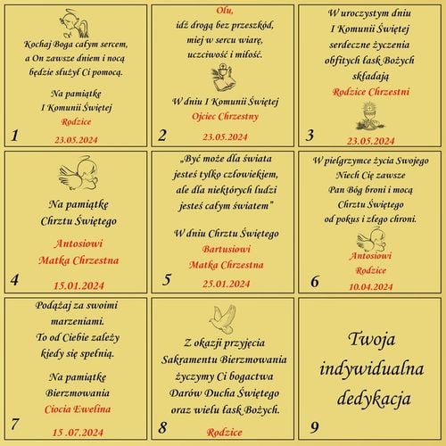 Medalik Serce Matka Boska srebrny łańcuszek 40cm 925 Komunia Chrzest GRAWER na Arena.pl