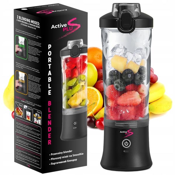Oryginalny Blender ActivePlus Bezprzewodowy 600ML NA PREZENT zdjęcie 1