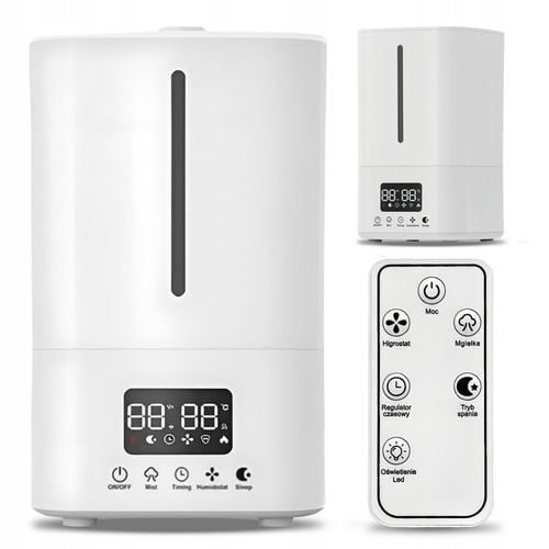 Nawilżacz Powietrza Ultradźwiękowy Smart 25 W - 5l Z PILOTEM na Arena.pl