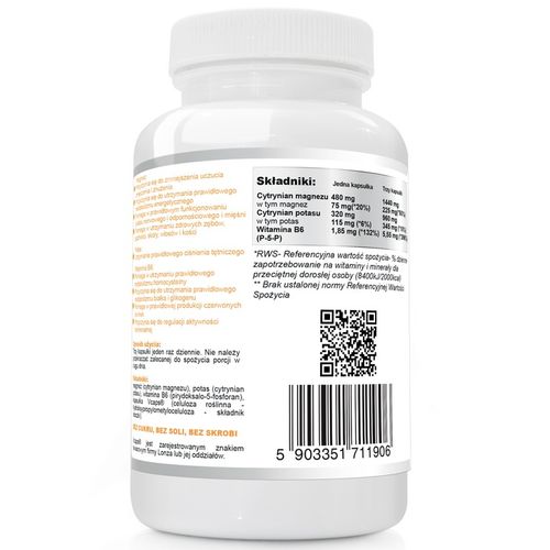 CYTRYNIAN MAGNEZU i POTAS i B6 240k magnez Vege na Arena.pl