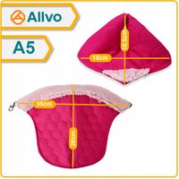 AKCESORIA HOBBY HORSE A5 DERKA PIKOWANA RÓŻOWA FUTERKO + NAUSZNIKI KOMPLET