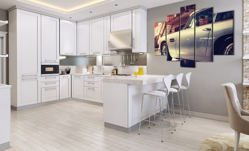Obraz Na Płótnie - Samochód Garaż  - 150X100 Cm - Ea150X100-3888 na Arena.pl