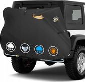 Pokrowiec na 2 rowery na bagażnik hak wodoodporny z powłoką PU 208x96x119cm