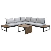 MEBLE OGRODOWE MARBELLA Z NAROŻNIKIEM