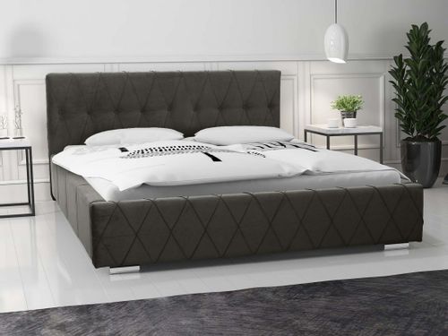 ŁÓŻKO TAPICEROWANE 140X200 KLASYCZNE Z POJEMNIKIEM NA POŚCIEL na Arena.pl