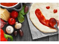 OBRAZ WESOŁE CIASTO PIZZY