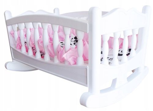 DUŻA KOŁYSKA DLA LALKI LALEK ŁÓŻECZKO + POŚCIEL PL na Arena.pl