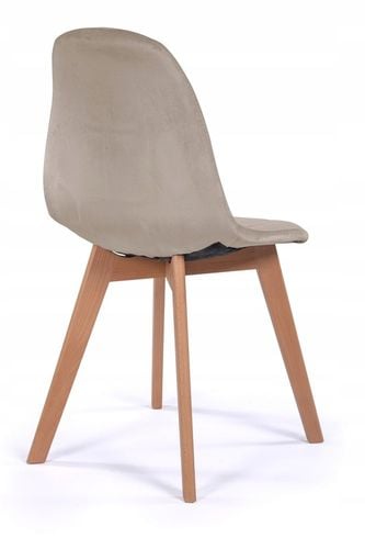 KRZESŁO TAPICEROWANE SKANDYNAWSKIE WELUR VEGAS na Arena.pl