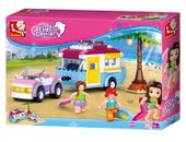 KLOCKI SLUBAN GD Camper Auto z przyczepą 272 el kompatybilne z LEGO