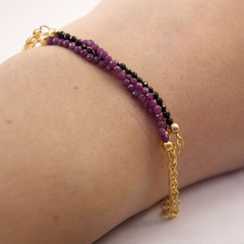 "Bransoletka RUBIN TURMALIN 925" na Arena.pl