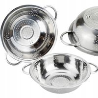 Durszlak ze stali nierdzewnej 23 cm z uchwytami VERGIONIC