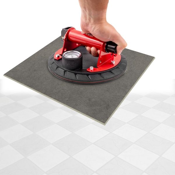 PRZYSSAWKA DO PŁYTEK PRÓŻNIOWA Z POMPKĄ MANOMETR UCHWYT do SZYB GLAZURY PRO zdjęcie 8