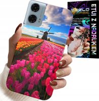 ETUI DO MOTOROLA G34 5G - POLE KOLOROWYCH TULIPANÓW, TULIPAN, CASE