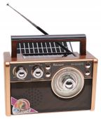 Radio RETRO Przenośne Głośnik TF MP3 USB 2xSOLAR BLUETOOTH 305
