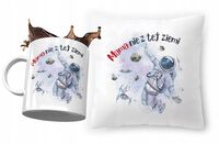 Zestaw Dla Mamy Poduszka + Kubek Prezent Z Nadrukiem Ze Zdjęciem
