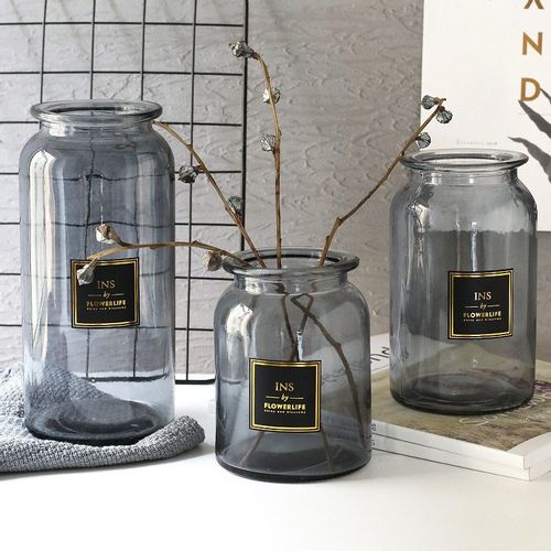 Wazon W  Stylu Skandynawskim  Dekoracja Nowoczesnego Wnętrza Transparentny A-S na Arena.pl