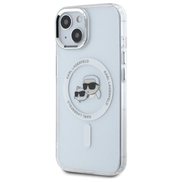 Etui Karl Lagerfeld do iPhone 15, Biały, MagSafe zdjęcie 2