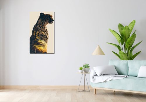 Obraz 50x90cm Gepard Duch Sawanny na Arena.pl