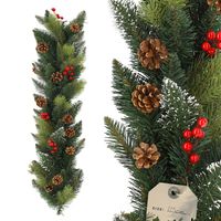 Girlanda Choinkowa Świąteczna 115 cm Łańcuch Gęsta