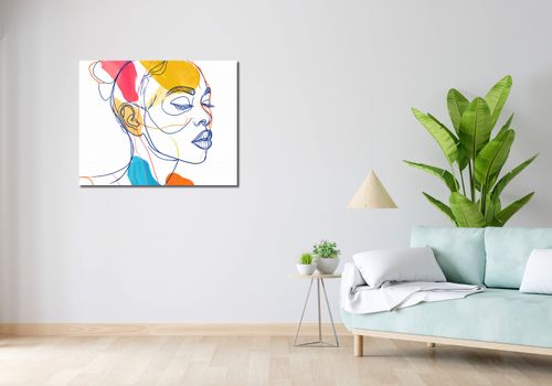 Obraz 90x70cm Wyrazy w Konturach na Arena.pl