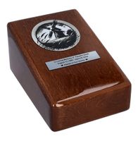 Urna z wiatrakiem Urna kremacyjna z motywem wiejskim - Plakietka