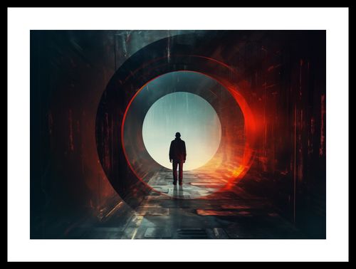 Plakat 42x29,7cm Portal do Świata na Arena.pl
