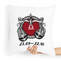Poduszka Prezent Znaki Zodiaku Zodiakara Waga Z Nadrukiem Ze Zdjęciem
